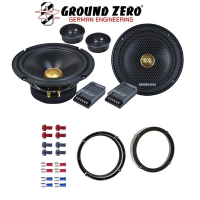 Ground Zero Lautsprecher Auto 16cm Boxen Kompo Set für Seat Altea / Altea XL