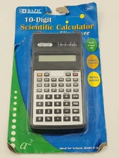 Bazic Products 10-Digit Scientific Calculator with Flip Cover, Black (3003) NEW