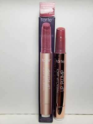 Tarte Maracuja Juicy Lip Plump Berry Shimmer Glass Full Size New In Box