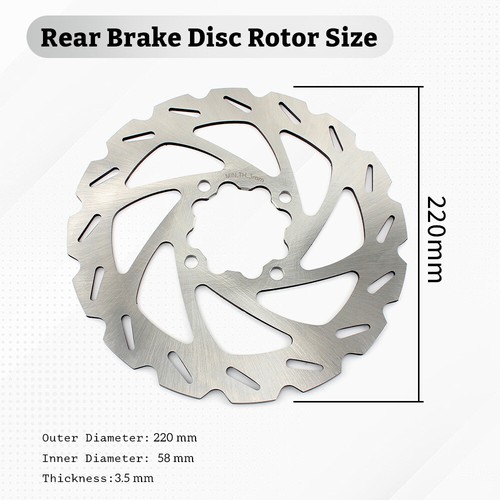 3pcs Front Rear Brake Disc Rotors Pads For Yamaha Banshee 350 YFZ 350 1990-2006 - Bild 4 von 18