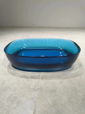 600mm Bathroom Resin Washbasin Navy Blue  Counter Top Vessel Sink 2039-1