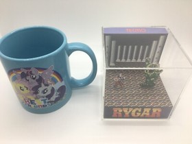 Rygar Final Boss Fight vs. Ligar for the Nintendo NES Shadow Box Diorama Cube