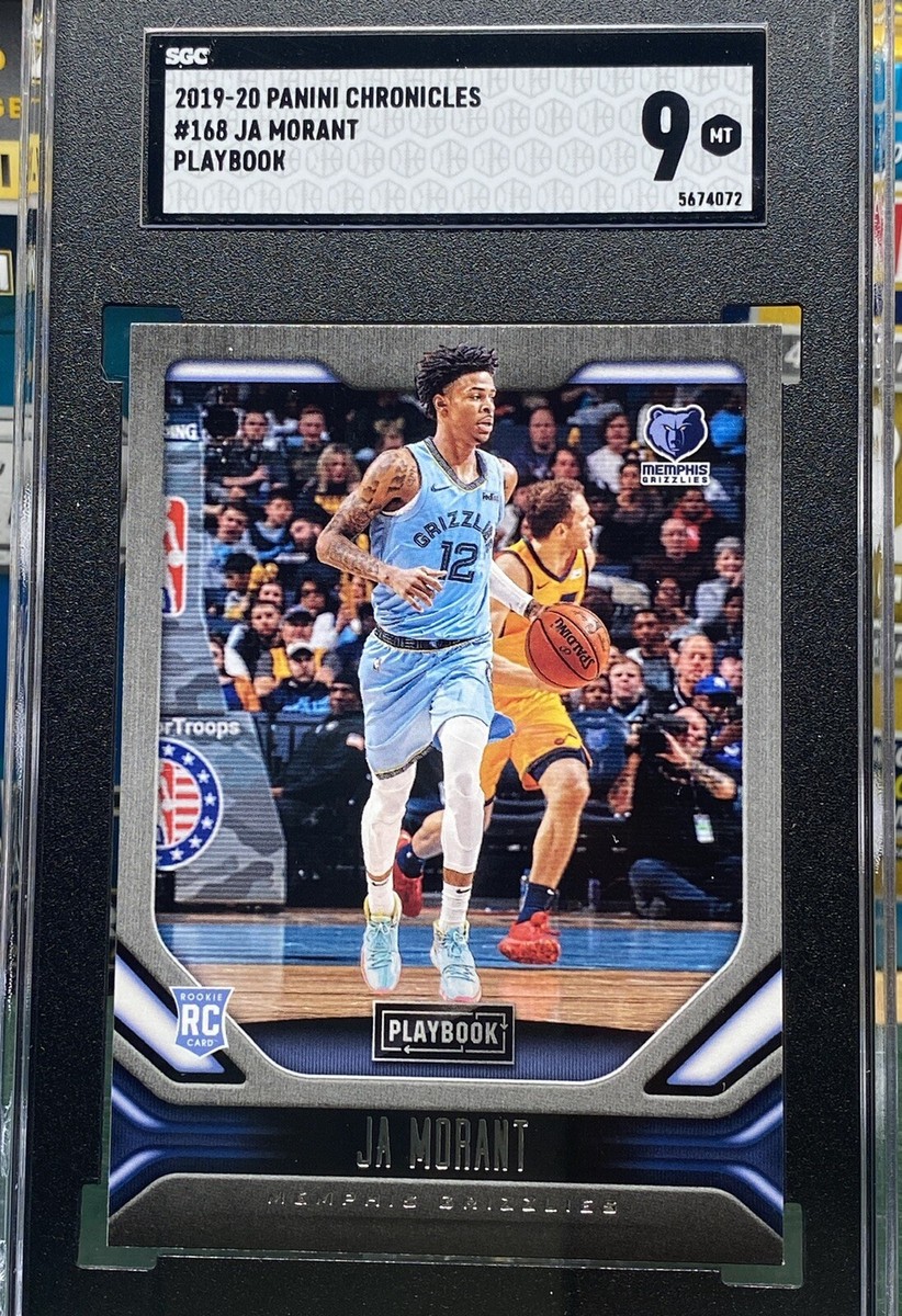 2019-20 PANINI CHRONICLES PLAYBOOK JA MORANT RC SGC 9 | eBay 