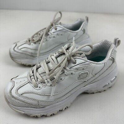 Skechers D'Lites Fresh Start White Casual Shoes Sneakers Skechers D'Lites Fresh Start White Casual Shoes Sneakers