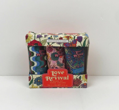 Heathcote & Ivory Love Revival Band of Hand Creams Trio 30ml Each