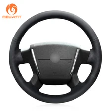 MEWANT Genuine Leather Steering Wheel Cover for Dodge Avenger 2007-2010 Caliber