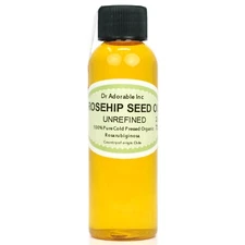 2 OZ UNREFINED ROSEHIP ORGANIC CARRIER OIL COLD PRESSED