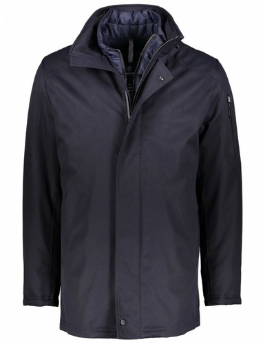 BUGATTI parka uomo invernale blu giubbino lungo taglie comode | eBay