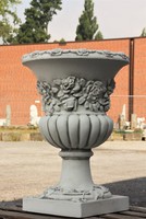 Amphore Groß Aus Steinguss PflanzgefÄSs Kuebel Blumentopf Frostfest ST-104098