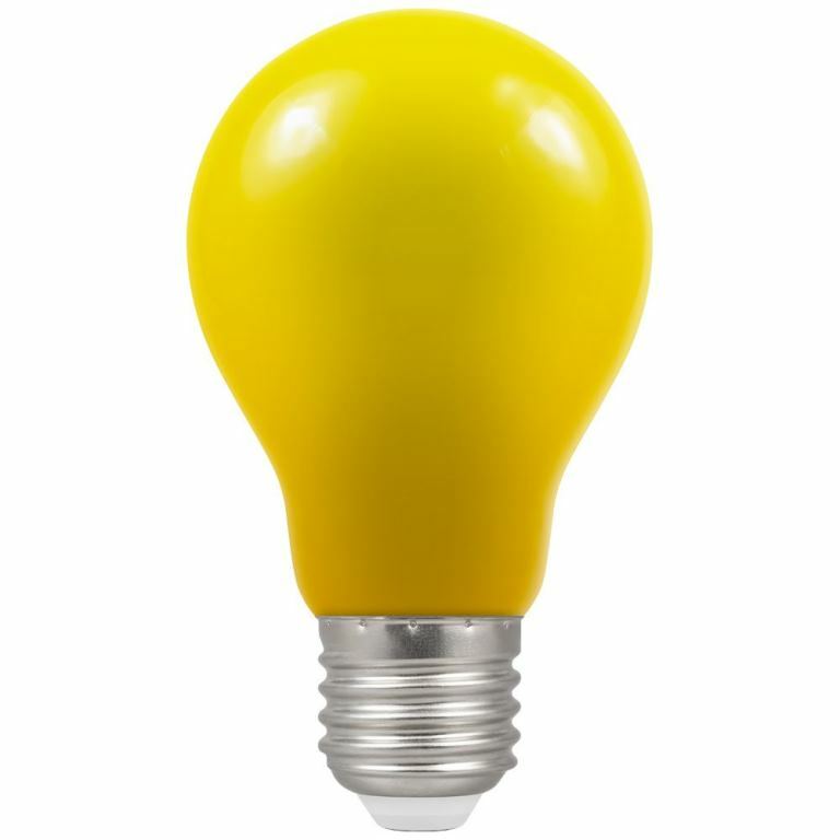 CROMPTON LED GLS Coloured • 1.5W • YELLOW • ES E27 50lm 4177