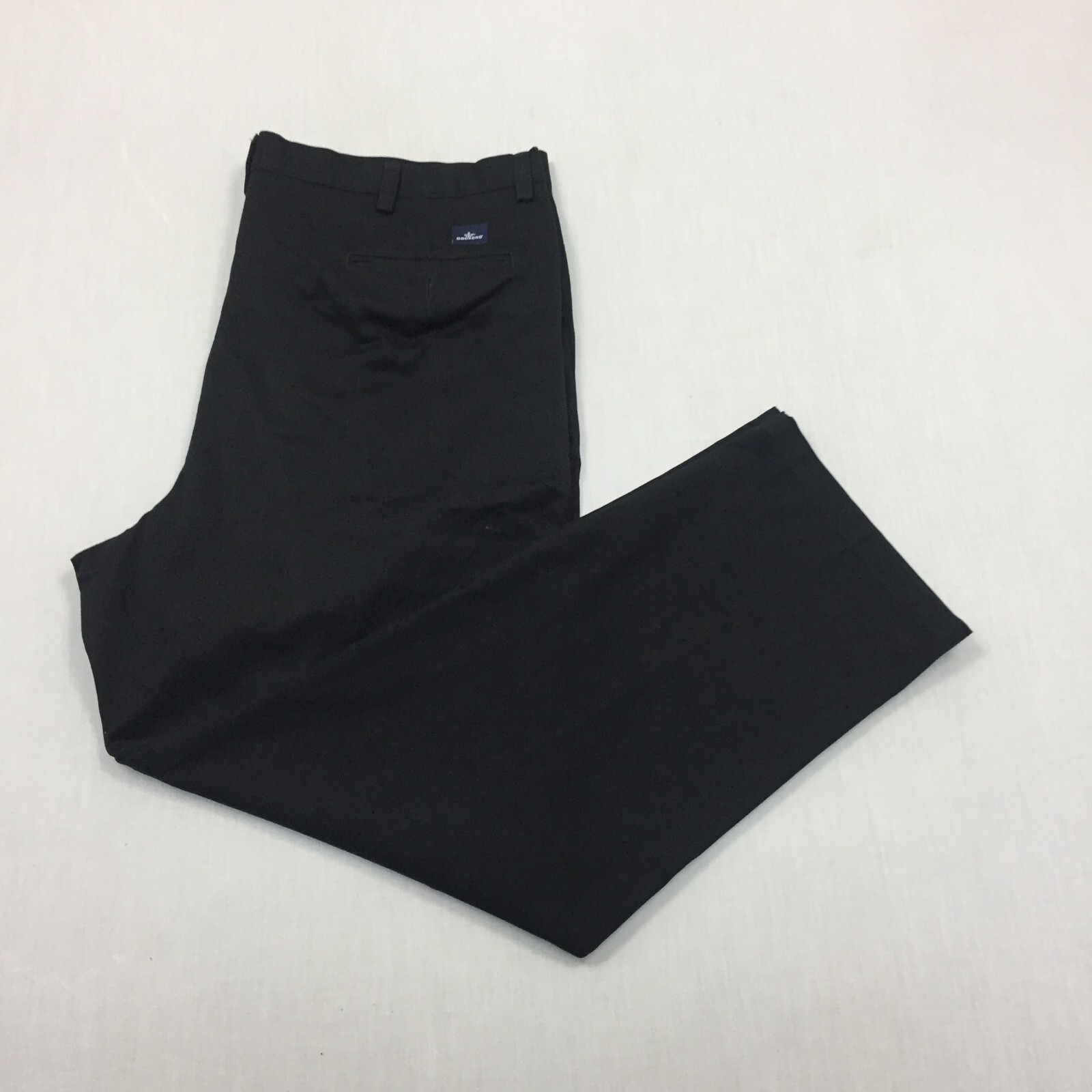 Dockers Chino Trousers Cotton Pants Straight Fit Mens Size 40W 30L Black