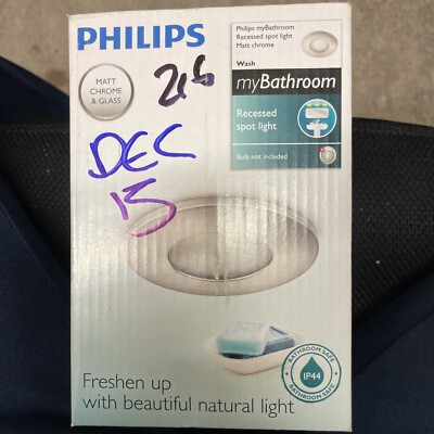 Philips myBathroom Einbaustrahler Matt Chrome Wash 5990517PN