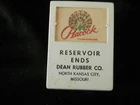 VINTAGE PEACOCK RESERVOIR ENDS PLASTIC CLIP  PEACOCK CONDOM Advertising