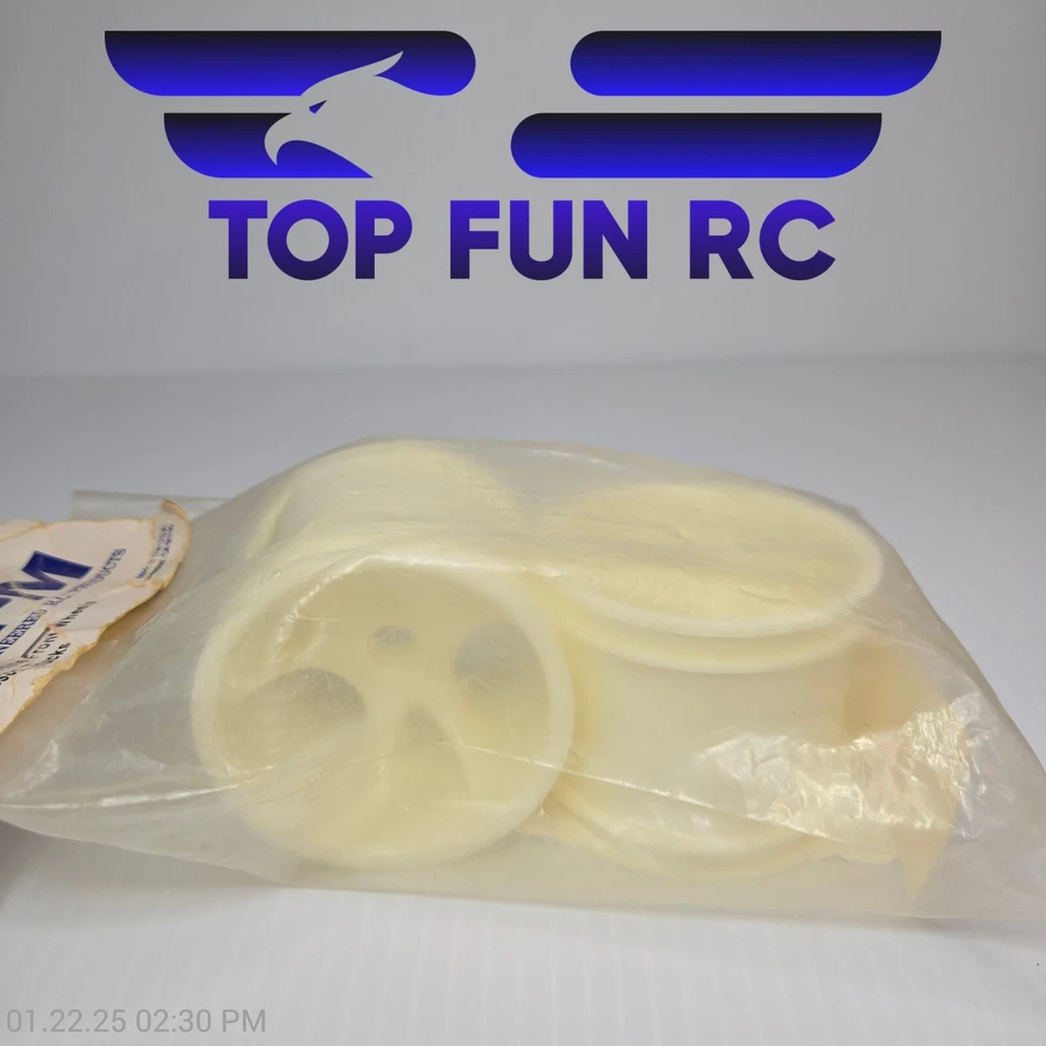 RPM 8154 “Clawz” White Front Wheels For Associated Trucks - Image 2 of 2