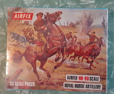 AIRFIX HO scale S31-69 WWI Royal horse artillery 100 complete set blue box READ