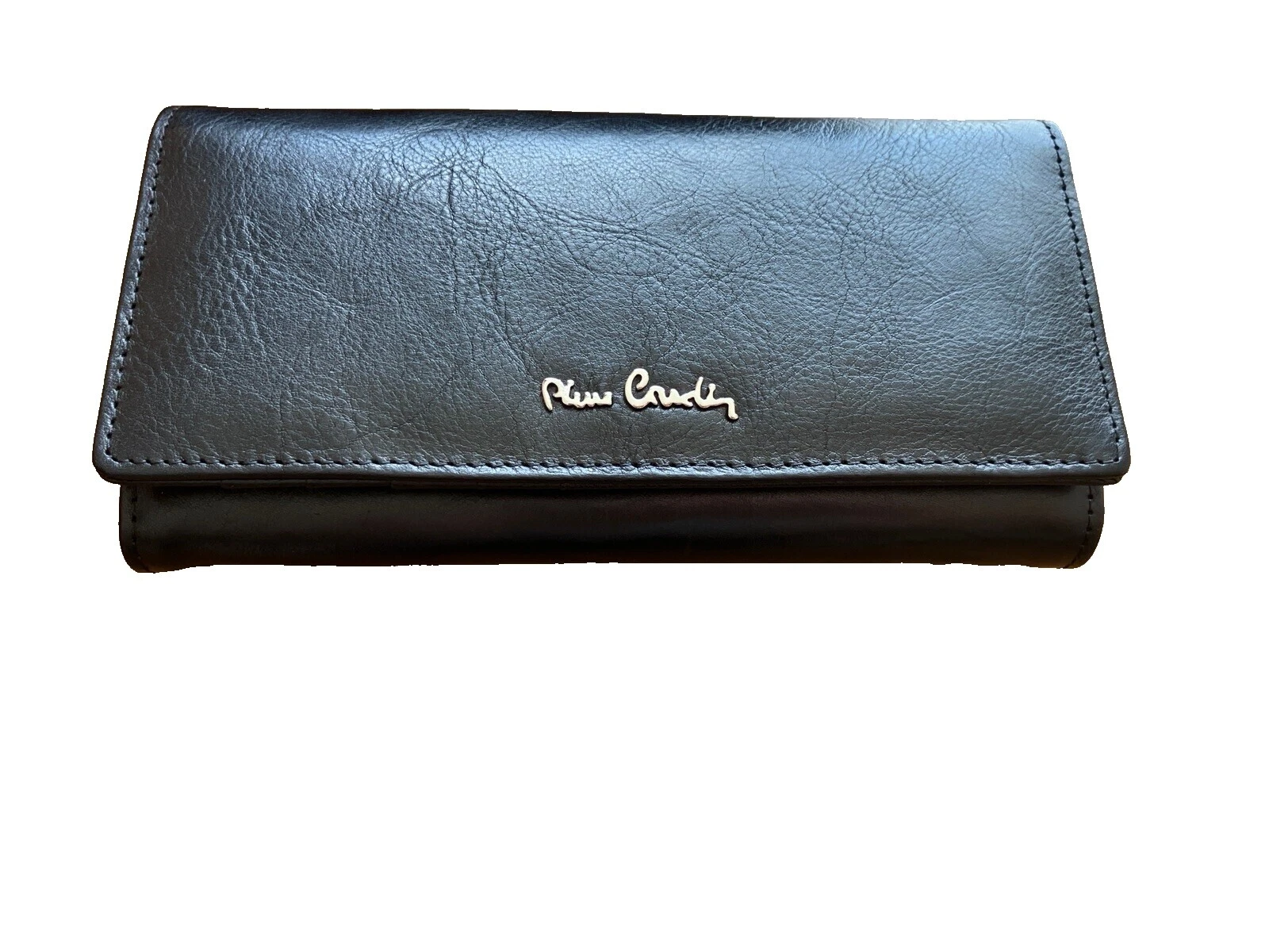 Carteras de cuero negro Pierre Cardin para Mujeres