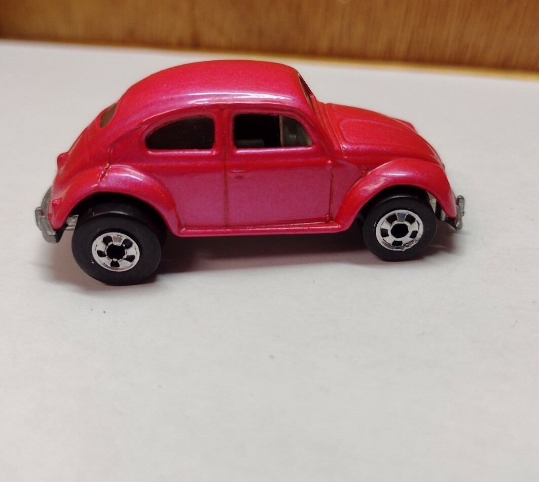1988 Hot Wheels VW Bug Pearl Pink - Volkswagen Beetle Made in