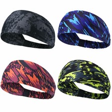 Sports Headbands for Women Non Slip Fitness Headband Moisture Wicking Sweatband