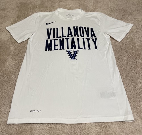 Usado en excelente estado! Camisa de baloncesto de banco Nike Dri-FIT Villanova 2017 pequeña para hombre "Mentality" - Imagen 1 de 8