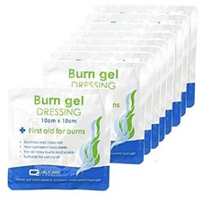 Burn Dressing First Aid Gel Dressing For Burn Relief Soothing Cooling 10x10cm