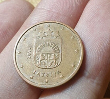 Latvia EU Europe coin 5 euro cent 2014 Donate