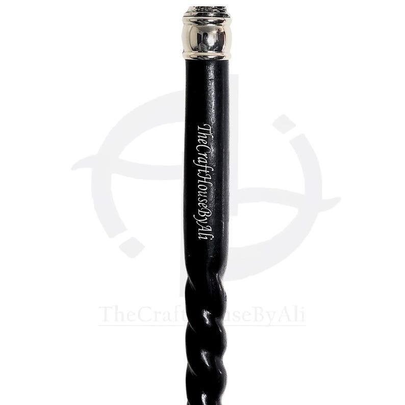 Antique  Solid Silver Brass Head Handle Victorian… - image 5