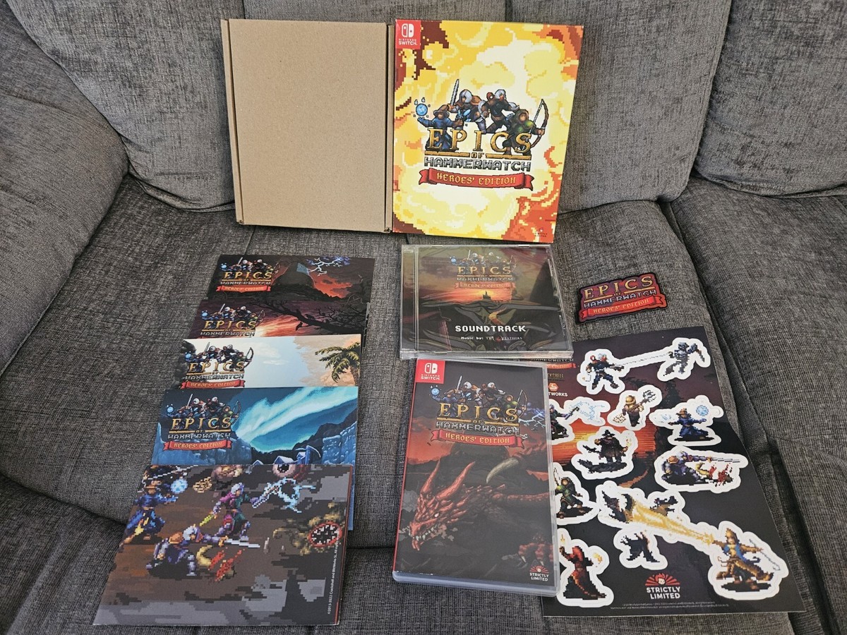 Trader Games - EPICS OF HAMMERWATCH: SPECIAL LIMITED HEROES EDITION Switch Strictly Limited Games New 4260650744235