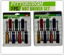 Pittsburgh Screwdrivers Nutdrivers with Nut Driver for sale