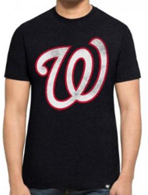 47 Brand MLB Washington Nationals Knockaround Club Tee T-Shirt Mens Forty Seven
