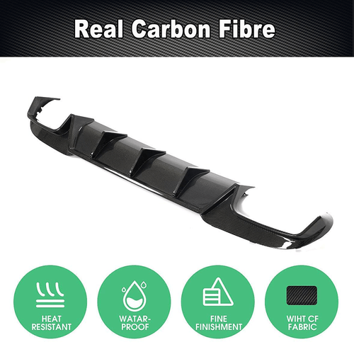 For Mercedes Benz E Class W212 E63 AMG 2013-16 REAL Carbon Rear Bumper Diffuser - Picture 6 of 12