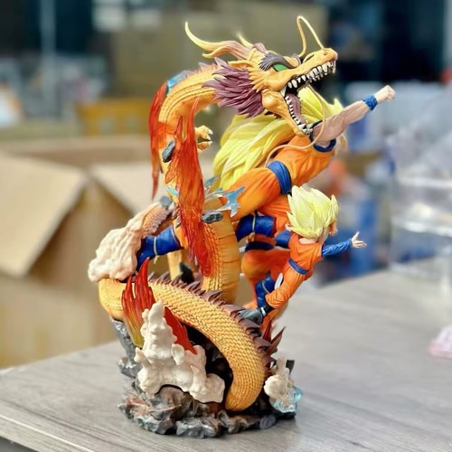 Action Figure Goku Sayan 3 Dragon Ball Z Gothen Gohan 26cm Statua Da Collezione - Afbeelding 4 van 6