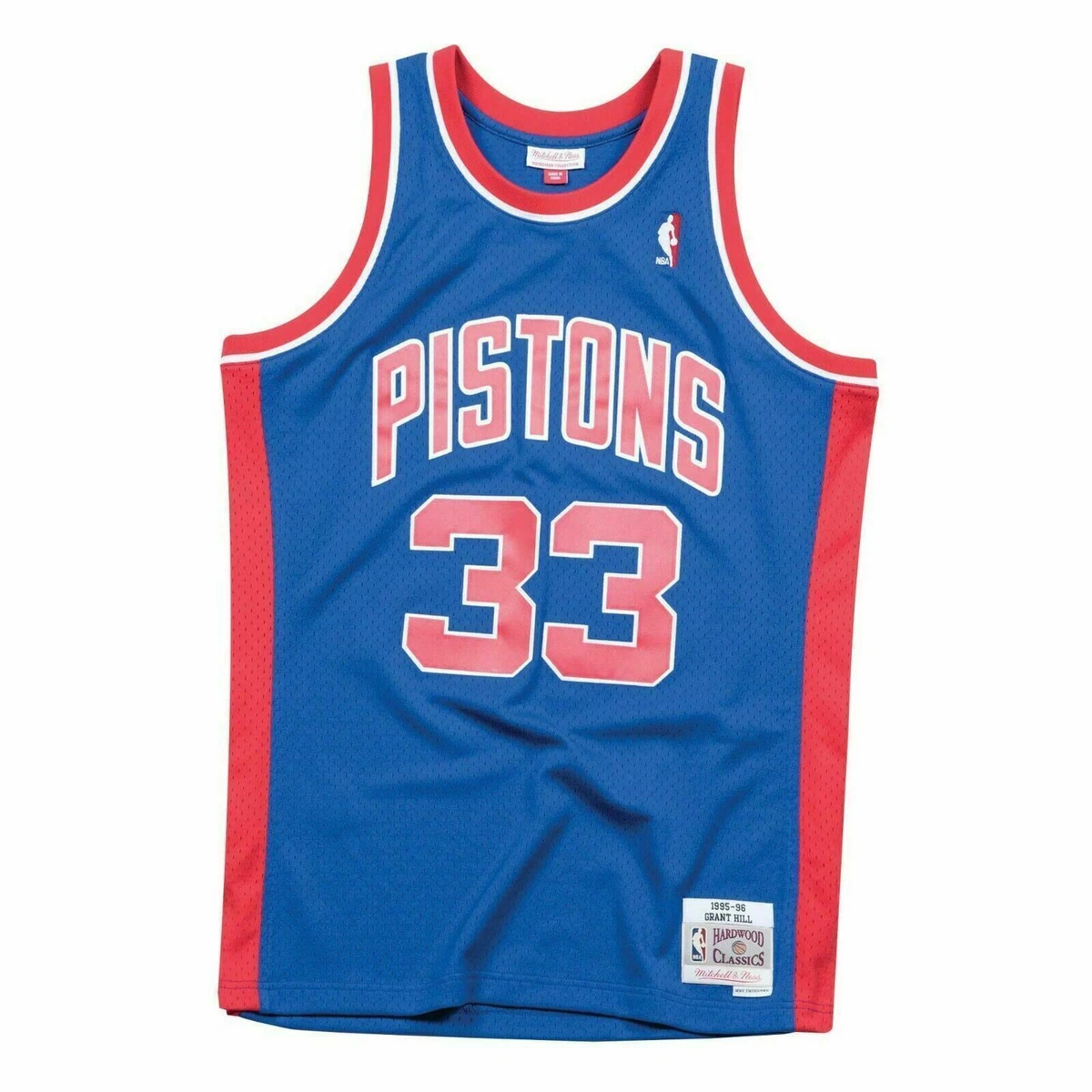 Mens Mitchell & Ness NBA Swingman Road Jersey 95 Pistons Grant