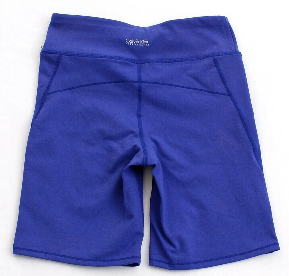 Calvin Klein фиолетовый туго Athletic шорты работает короткие колготки женщин новый с Ярлыками - Изображение 2 из 2