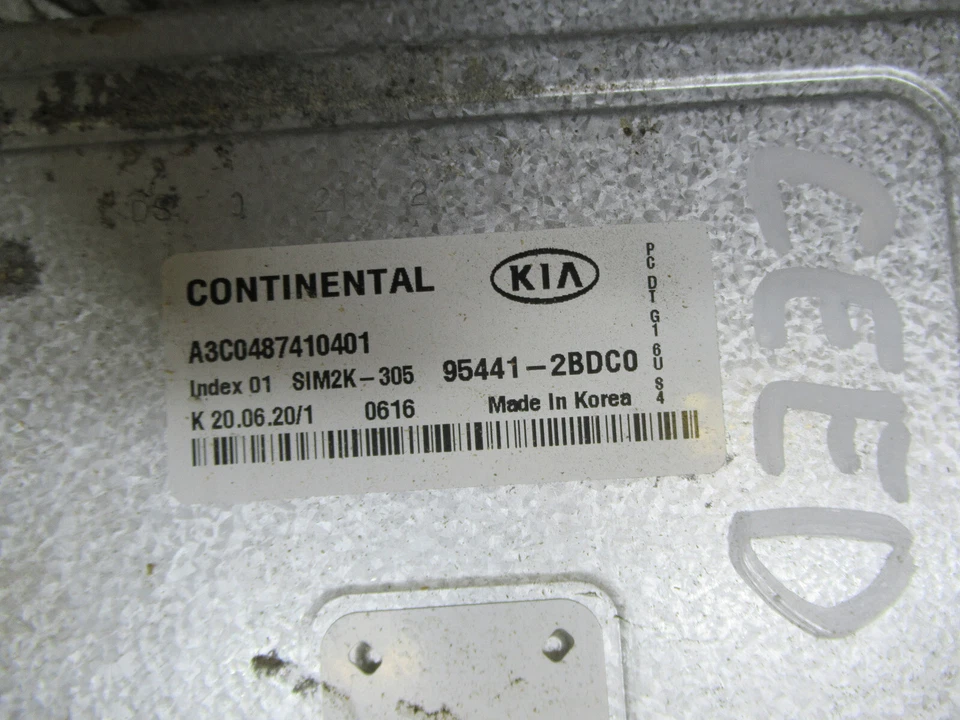 2020 KIA CEED 3 CD 1.6 HYBRID SEMI-AUTO MK3 5DRS ESTATE ENGINE ECU *12058 - Image 4 of 4