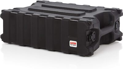 Gator Cases Pro Series Rotationally Molded 3U Rack Case with Shallow 13'' Depth