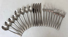 20 Pc Set Cambridge Glossy Stainless Flatware Silverware Rounded Tip Smooth