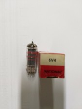 TUBO VALVOLA 6V4 NATIONAL NUOVO ORIGINALE FUNZIONANTE