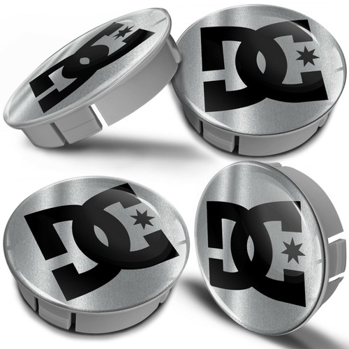 4x 60mm / 55mm Universal Wheel Hub Cover Center Rim Caps Car DC Bomb ...