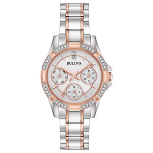 Bulova Women's Quartz Crystal Accents Rose Gold Tone 32mm Watch 98N110 - Click1Get2 Promotions&set=par&sort_by=best Match