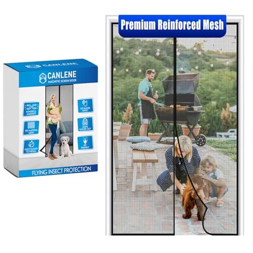 Screen Door PET Mesh 38"x83" for Sliding, Front, Back, Patio