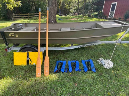 2024 jon boat G3 1442 with trailer