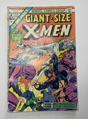 Giant-Size X-Men #2 (1975) Marvel Bronze Age VG Sentinels Cover Comic