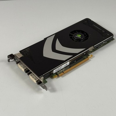 NVIDIA GeForce 8800 GT 512MB PCIe Graphics Card Dual DVI S-Video GPU WORKS