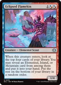 Eclipsed Flamekin 219/439 Lorwyn Eclipsed