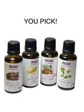 NOW FOODS 1oz. Essential Oil For Burners & Diffusers-Aromatherapy, You Select