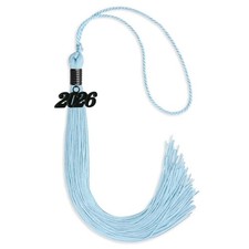 Endea Graduation Light Blue Graduation Tassel With Black Date Drop
