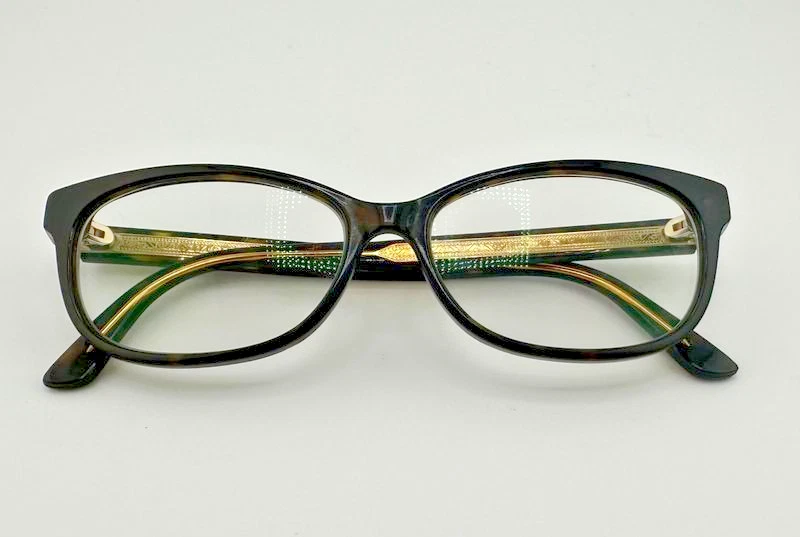 Подлинные оправы для очков Gucci GG03090 002 коричневые черепаховые/золотистые 54-15-140 - Изображение 2 из 4