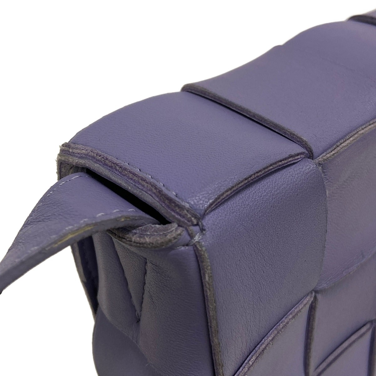 BOTTEGA VENETA Cassette - Purple Leather B********* Shoulder Bag 