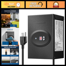 120W Low Voltage Landscape Transformer with Timer Photocell Sensor, Weatherpro