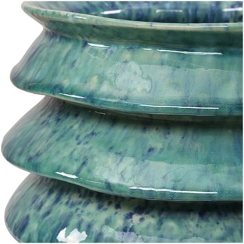 Uttermost 18147 ZigZag 10"W Ceramic Decorative Bowls - Set of 2 - Green - Picture 3 of 4